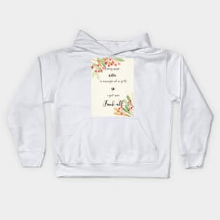 christmas quote Kids Hoodie